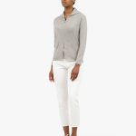 gilet capuche cachemire femme