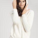 gilet capuche cachemire femme