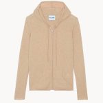 gilet capuche femme cachemire