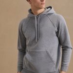 hoodie gris homme