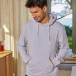 hoodie gris homme