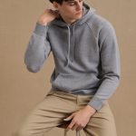 hoodie gris homme