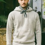 hoodie gris homme