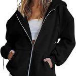 hoodie noir femme