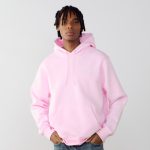 hoodie rose homme