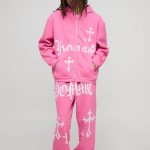 hoodie rose homme