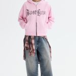 hoodie rose homme