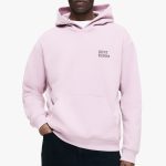 hoodie rose homme