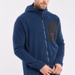 polaire capuche homme