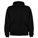 pull noir a capuche