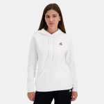 sweat à capuche blanc femme