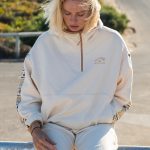 sweat à capuche blanc femme