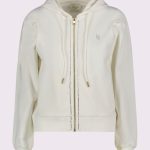 sweat à capuche blanc femme