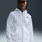 sweat à capuche blanc homme