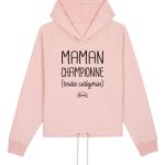 sweat à capuche femme original
