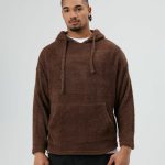 sweat a capuche marron