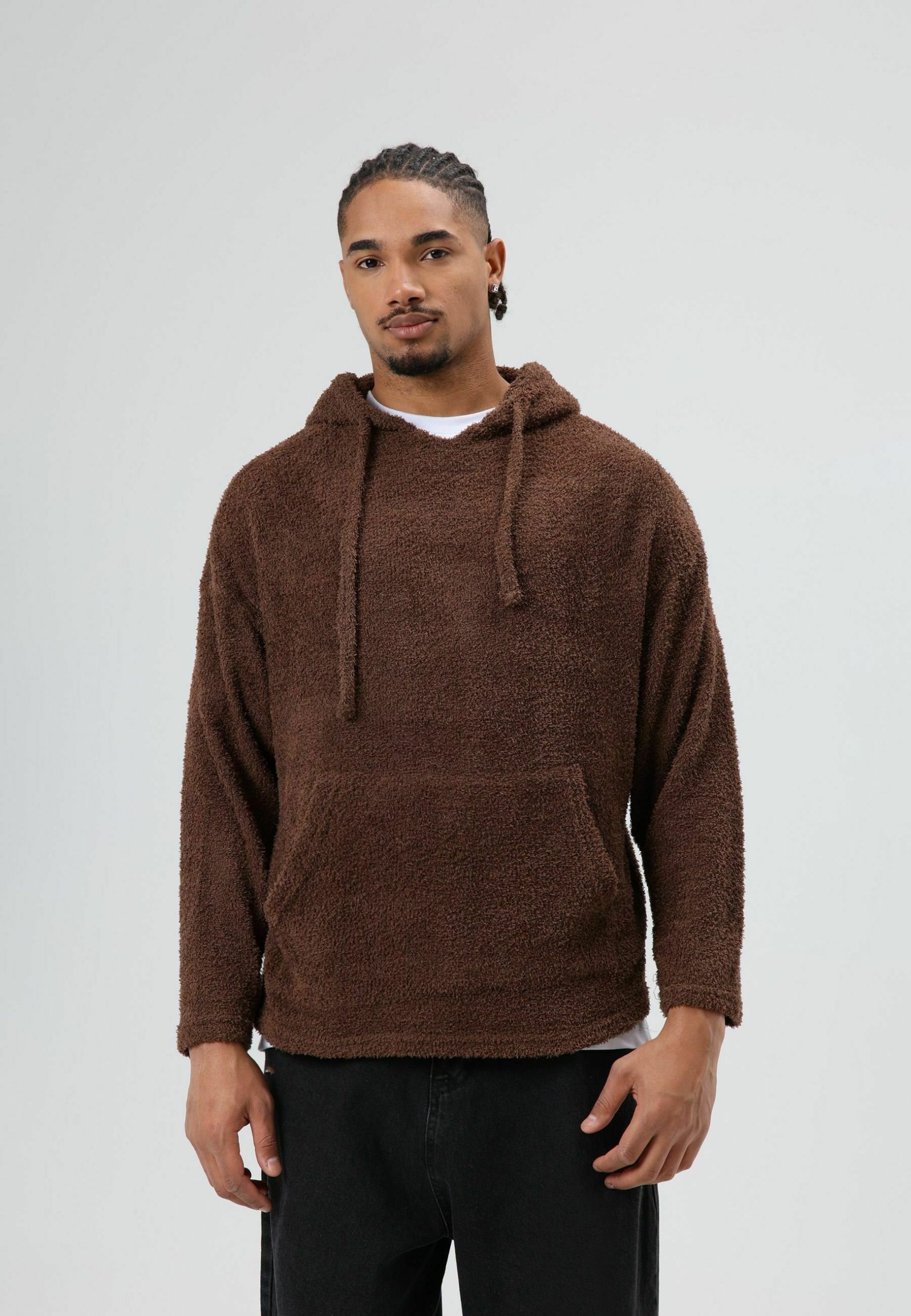 sweat-a-capuche-marron-049yln-1.jpg sweat a capuche marron – Image 1