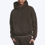 sweat a capuche marron