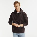 sweat a capuche marron