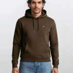 sweat a capuche marron