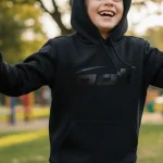 sweat à capuche noir