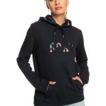 sweat a capuche noir femme