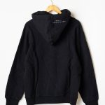 sweat a capuche noir femme