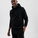 sweat a capuche noir homme