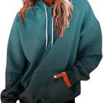 sweat à capuche oversize femme
