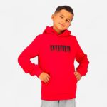 sweat a capuche rouge