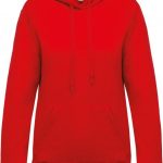 sweat a capuche rouge
