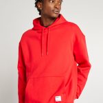 sweat a capuche rouge