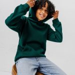 sweat a capuche vert