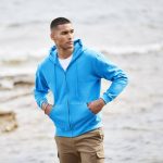 sweat a capuche zippé homme