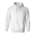 sweat blanc a capuche