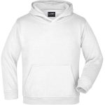 sweat blanc a capuche