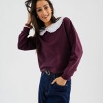 sweat bordeaux femme