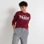 sweat bordeaux femme