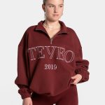 sweat bordeaux femme