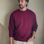 sweat bordeaux homme