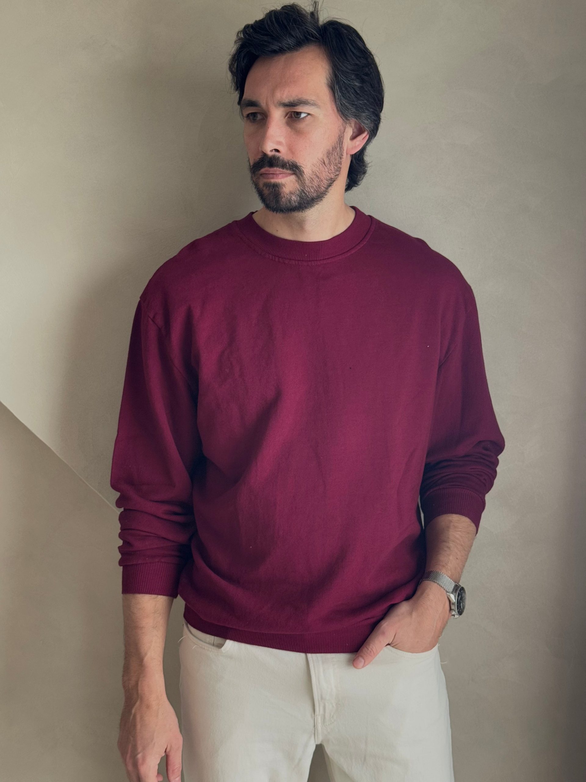 sweat-bordeaux-homme-556vhd-1.jpg sweat bordeaux homme – Image 1