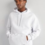 sweat capuche blanc