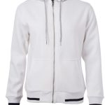 sweat capuche blanc femme