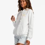 sweat capuche blanc femme