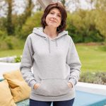 sweat capuche gris