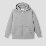 sweat capuche gris