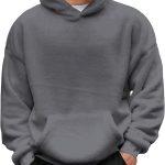sweat capuche gris