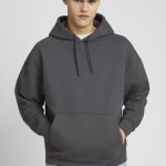 sweat capuche gris