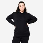 sweat capuche noir femme