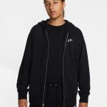 sweat capuche noir homme